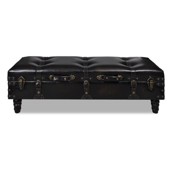 Long Storage Bench Brown