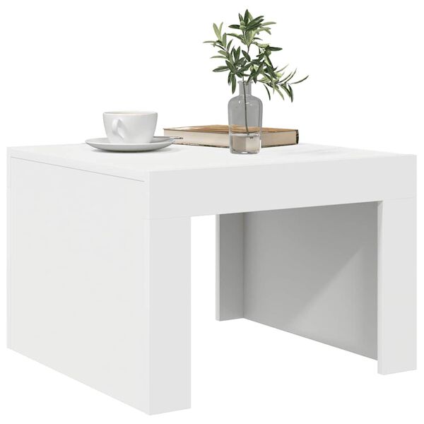 vidaXL Coffee Table White 110x50x35 cm Engineered Wood