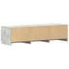 vidaXL TV Cabinet Concrete Grey 140x40x35.5 cm Engineered Wood