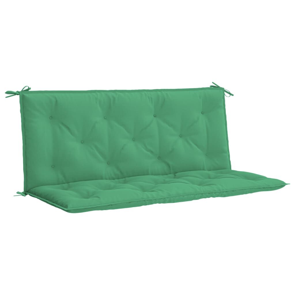 vidaXL Garden Bench Cushion Green 120x 50 50 x7cm Oxford Fabric
