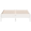 vidaXL Bed Frame without Mattress White 160x200 cm Solid Wood Pine