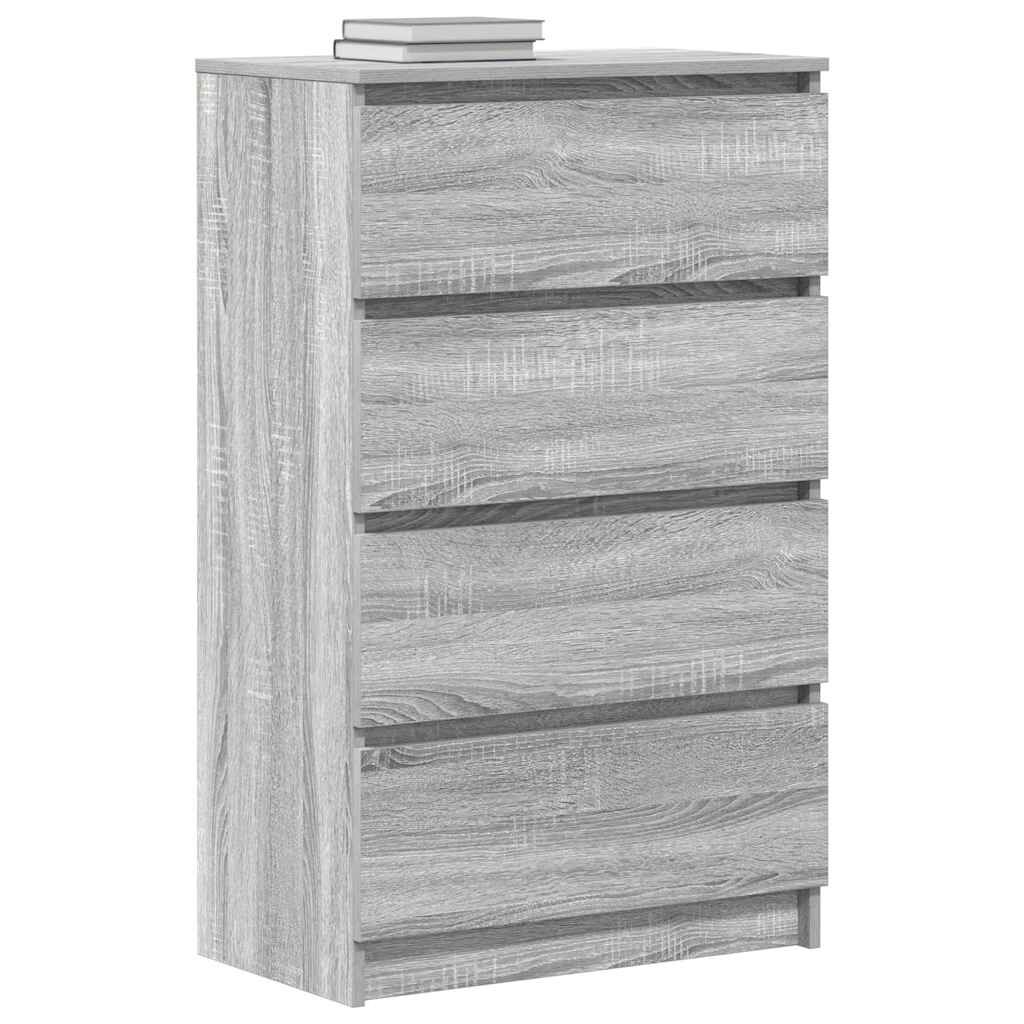 vidaXL Sideboard Grey Sonoma 60x35x98.5 cm Engineered Wood