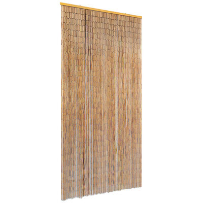 vidaXL Insect Door Curtain Bamboo 90x220 cm, brown vidaXL Insect Door Curtain Bamboo 90x220 cm