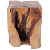 vidaXL Stool Solid Teak Wood