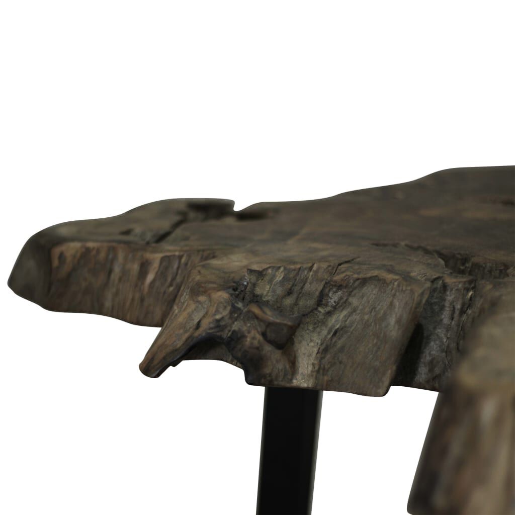 vidaXL Coffee Table Genuine Teak 80x70x38 cm