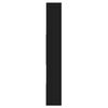 vidaXL Book Cabinet Black 67x24x161 cm Engineered Wood