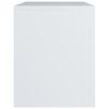 vidaXL Bedside Cabinet White 40x30x40 cm Engineered Wood