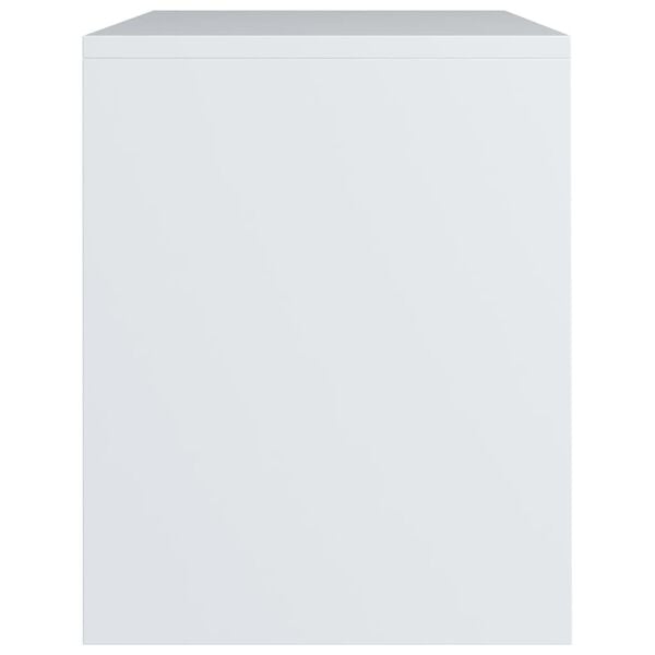 vidaXL Bedside Cabinet White 40x30x40 cm Engineered Wood