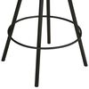 vidaXL Bar Stools 4 pcs Real Leather