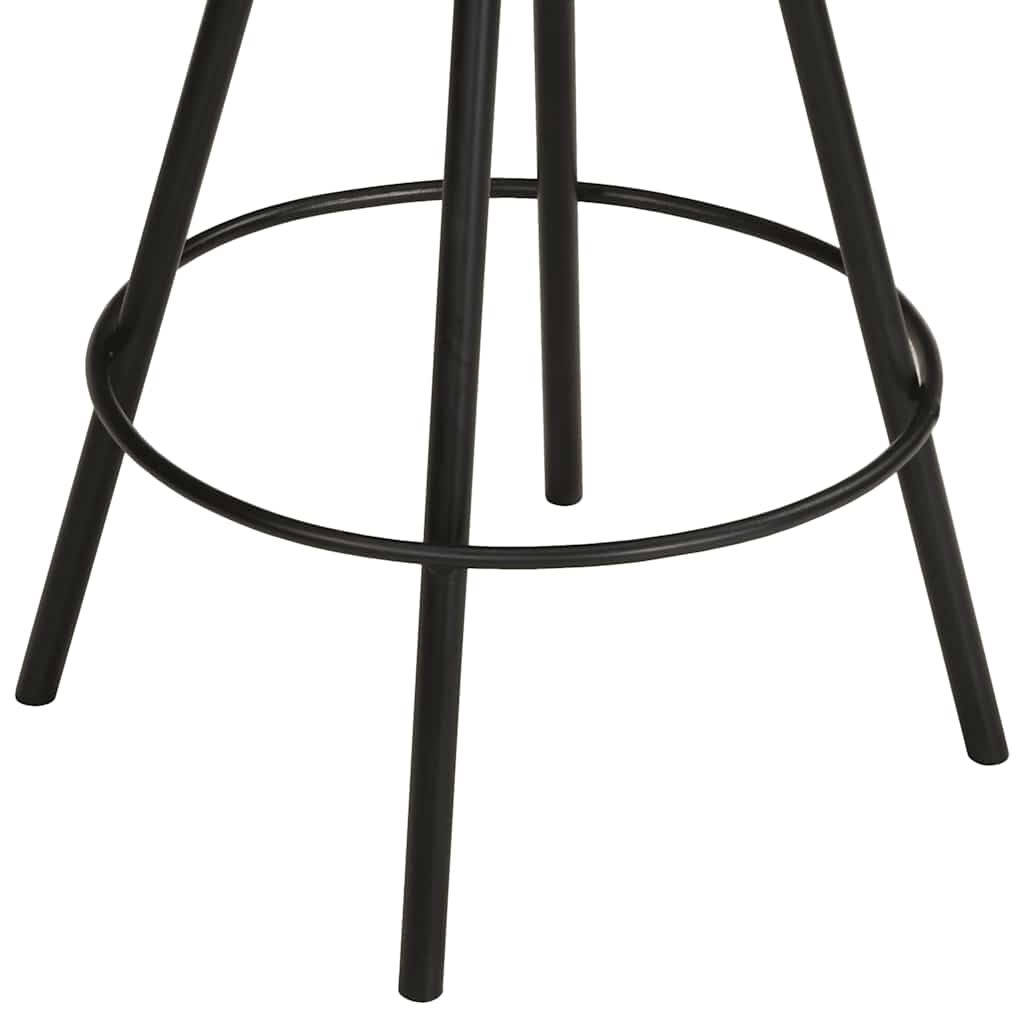 vidaXL Bar Stools 4 pcs Real Leather