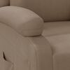vidaXL Recliner Chair Cappuccino Faux Leather