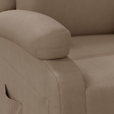 vidaXL Recliner Chair Cappuccino Faux Leather