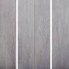 vidaXL 7 Piece Outdoor Dining Set Grey Wash Solid Acacia Wood