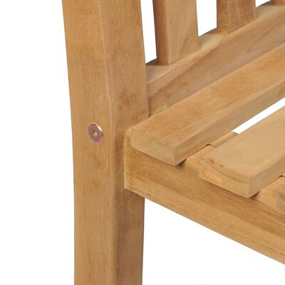 vidaXL 5 Piece Outdoor Dining Set Solid Teak Wood,  vidaXL 5 Piece Outdoor Dining Set Solid Teak Wood