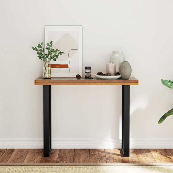 vidaXL Console Table Teak 100x35x75 cm