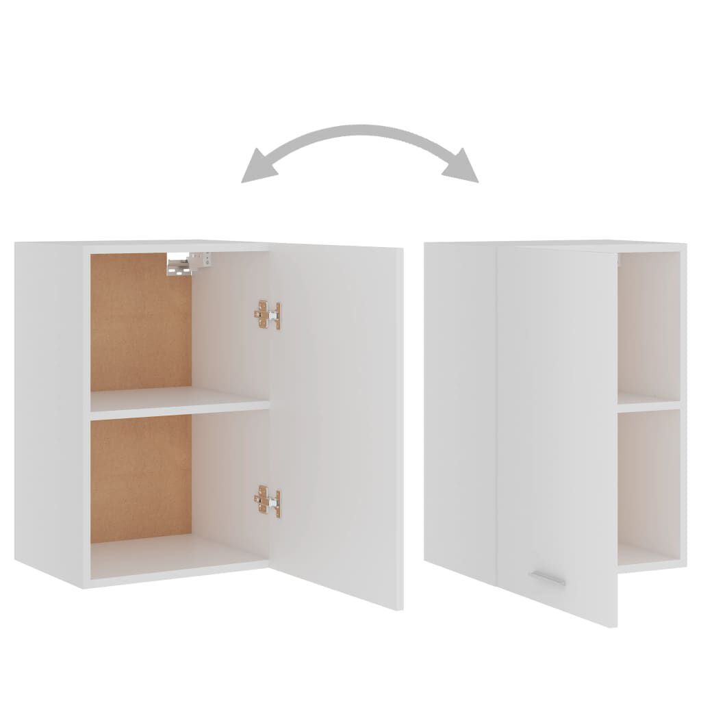 vidaXL Hanging Cabinet Lyon White 39.5x31x60 cm Engineered Wood