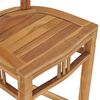 vidaXL Bar Chair Solid Teak Wood