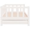 vidaXL Pull-out Day Bed without Mattress White 2x(90x200)cm