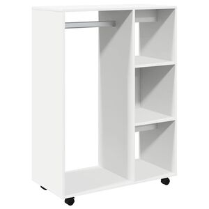 vidaXL Wardrobe White 80x40x110 cm Engineered Wood