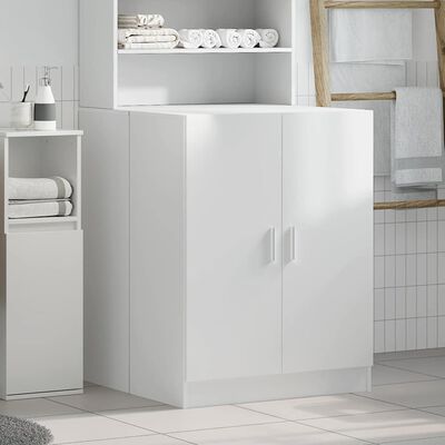 vidaXL Washing Machine Cabinet White 71x71.5x91.5 cm, white vidaXL Washing Machine Cabinet White 71x71.5x91.5 cm