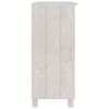 vidaXL Sideboard HAMAR White 85x35x80 cm Solid Wood Pine