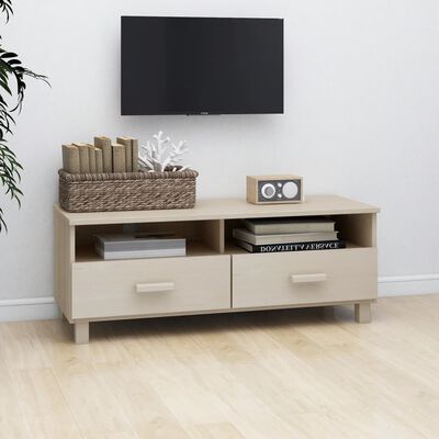 vidaXL TV Cabinet HAMAR Honey Brown 106x40x40 cm Solid Wood Pine