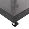 vidaXL Parasol Base Granite 30 kg Square Black