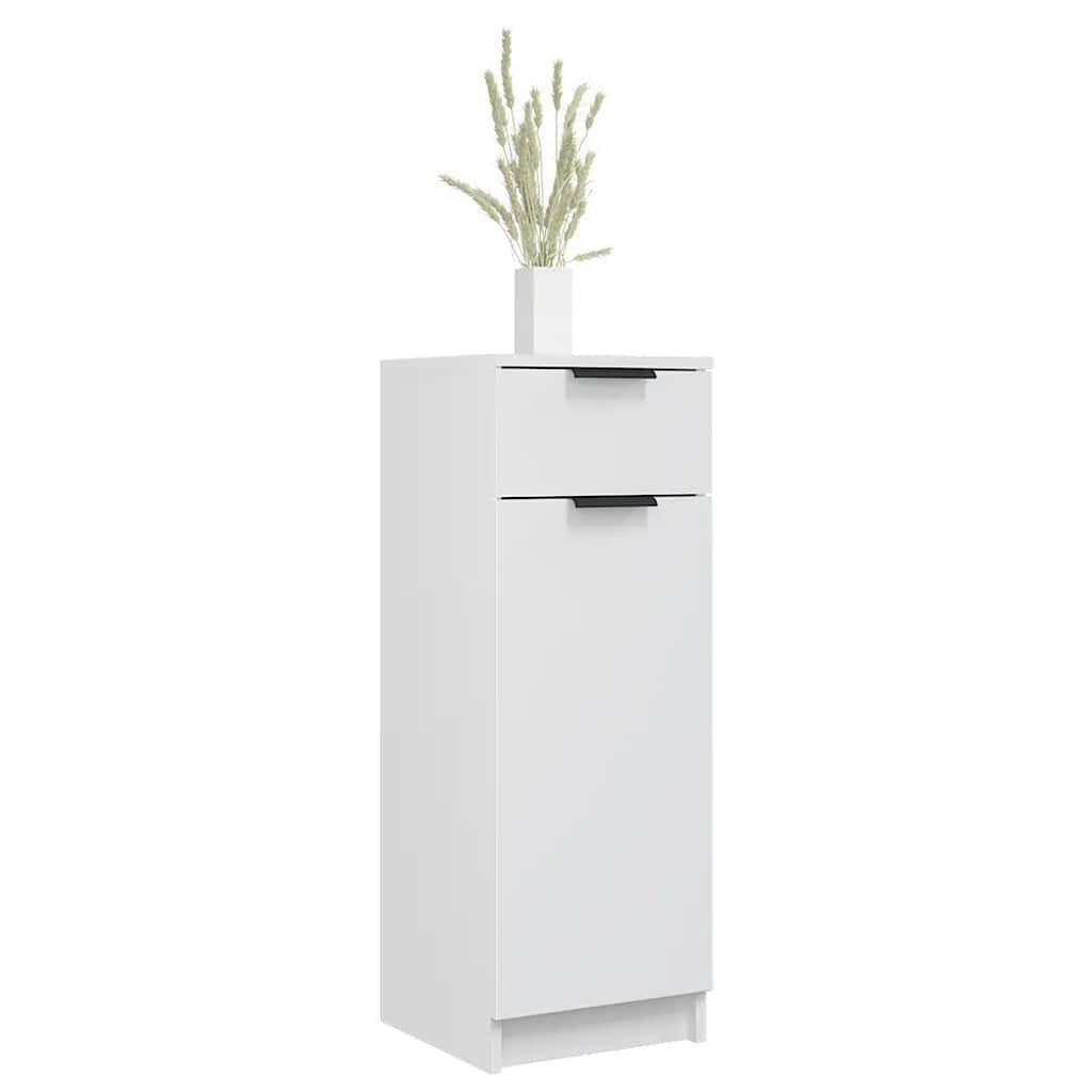 vidaXL Bathroom Cabinet White 32x34x90 cm Engineered Wood