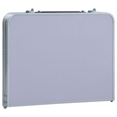 vidaXL Folding Camping Table White Aluminium 60x40 cm, white vidaXL Folding Camping Table White Aluminium 60x40 cm