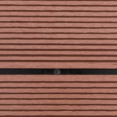 vidaXL Outdoor Shower Tray WPC Stainless Steel 80x62 cm Brown, brown vidaXL Outdoor Shower Tray WPC Stainless Steel 80x62 cm Brown