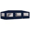 vidaXL Professional Party Tent with Side Walls 4x9 m Blue 90 g/m?