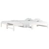 vidaXL Pull-out Day Bed without Mattress White 2x(90x200) cm