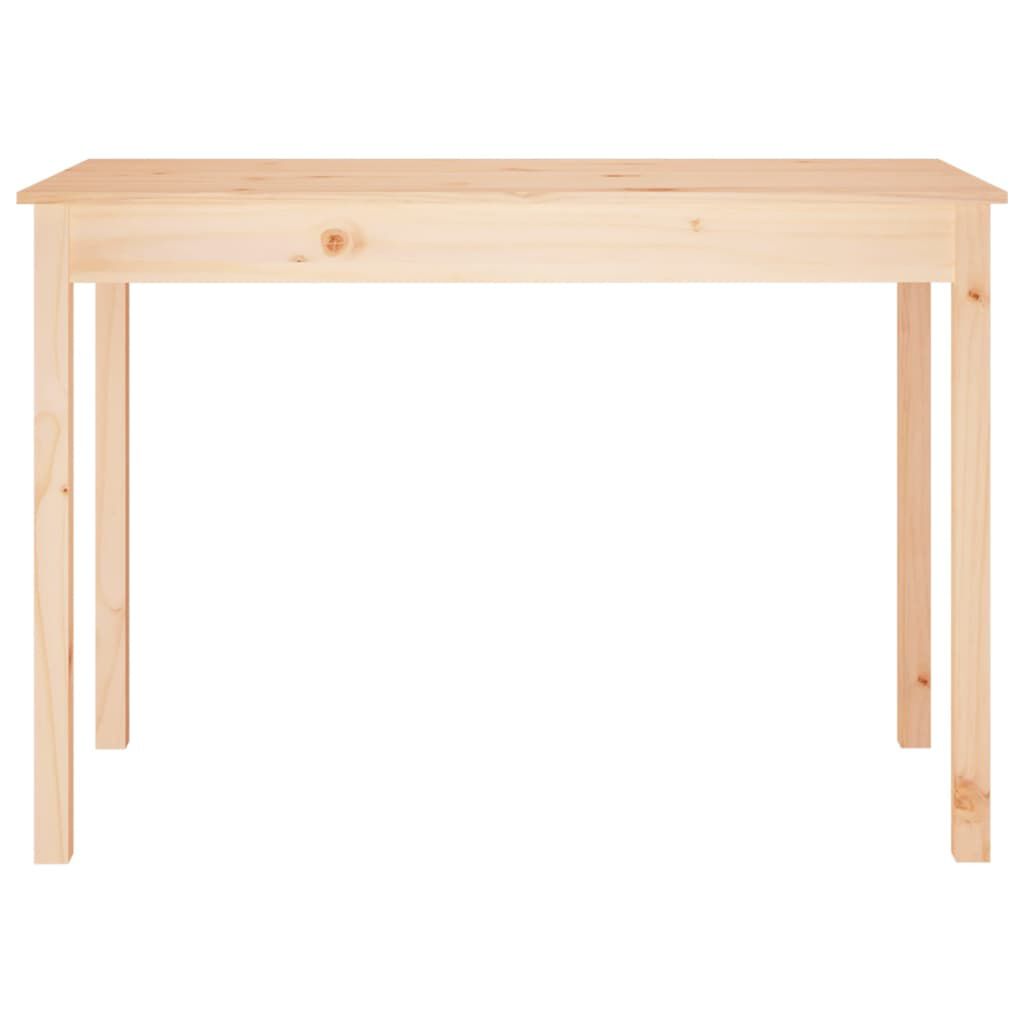 vidaXL Dining Table 110x55x75 cm Solid Wood Pine