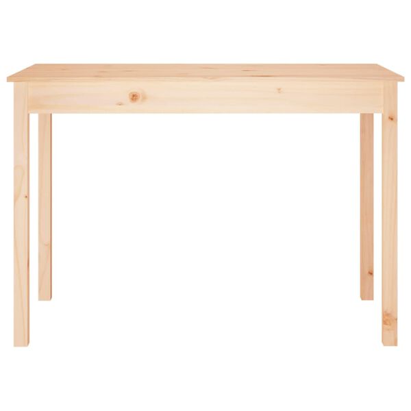 vidaXL Dining Table 110x55x75 cm Solid Wood Pine