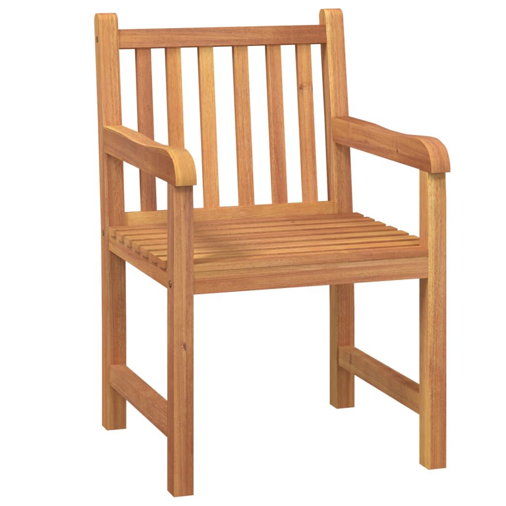 vidaXL 4 Piece Garden Dining Set Solid Wood Teak