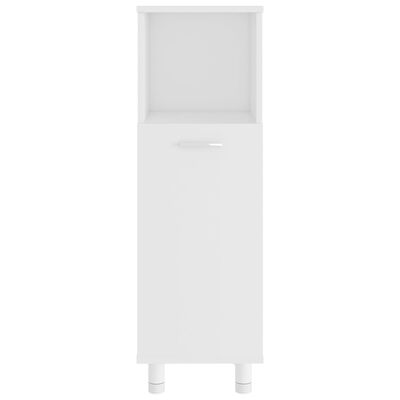 vidaXL 4 Piece Bathroom Furniture Set White Engineered Wood, white vidaXL 4 Piece Bathroom Furniture Set White Engineered Wood