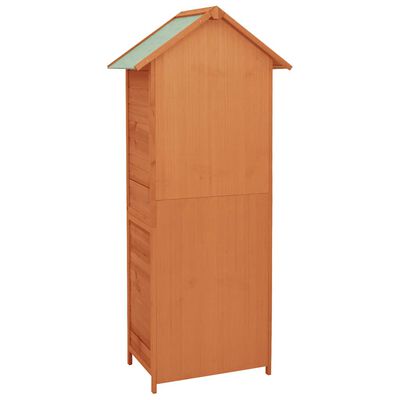 vidaXL Garden Storage Cabinet Brown 42.5x64x190 cm,  vidaXL Garden Storage Cabinet Brown 42.5x64x190 cm