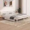 vidaXL Bed Frame without Mattress 180x200cm White Super King Size