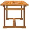 vidaXL 5 Piece Garden Dining Set Solid Wood Acacia and Textilene