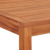 vidaXL 4 Piece Garden Dining Set Solid Wood Teak