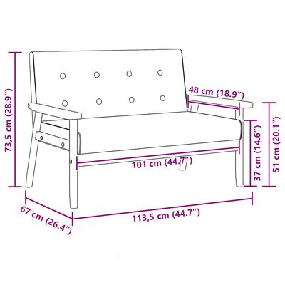 vidaXL Sofa Set 2 Piece Black Faux Leather,  vidaXL Sofa Set 2 Piece Black Faux Leather