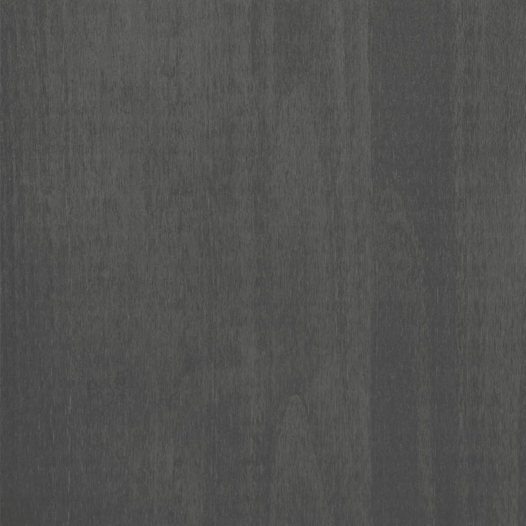 vidaXL Sideboard HAMAR Dark Grey 79x40x80 cm Solid Wood Pine