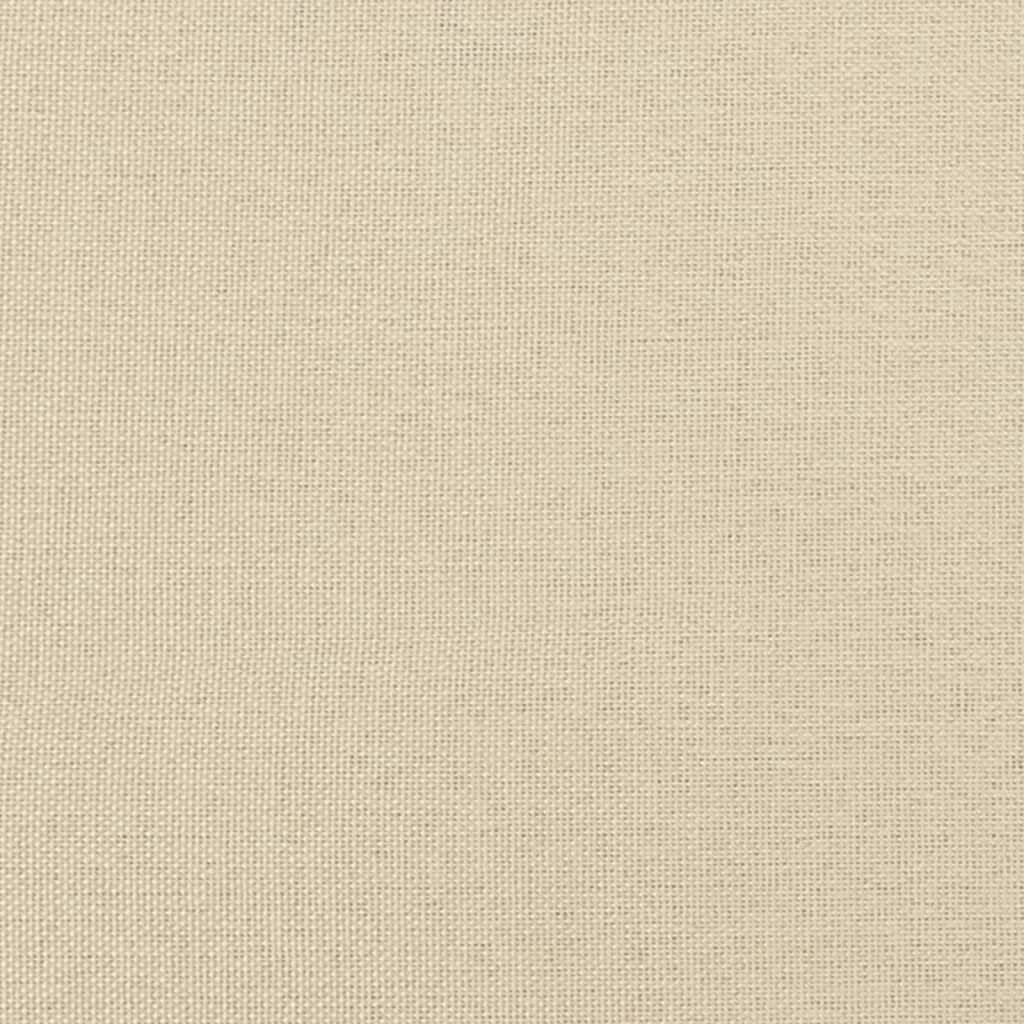 vidaXL Floor Sofa Bed 2-in-1 Cream 112x174x55 cm Fabric