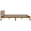 vidaXL Bed Frame without Mattress Solid Wood Pine 140x200cm Honey Brown