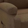 vidaXL Recliner Chair Brown Fabric