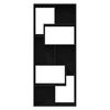 vidaXL Book Cabinet Black 67x24x161 cm Engineered Wood