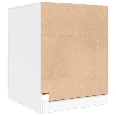 vidaXL Washing Machine Cabinet White 71x71.5x91.5 cm, white vidaXL Washing Machine Cabinet White 71x71.5x91.5 cm
