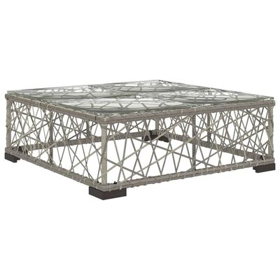 vidaXL 5 Piece Garden Lounge Set with Cushions Poly Rattan Grey,  vidaXL 5 Piece Garden Lounge Set with Cushions Poly Rattan Grey