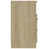 vidaXL Bedside Cabinet Sonoma Oak Engineered Wood