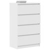 vidaXL Sideboard White 60x35x98.5 cm Engineered Wood